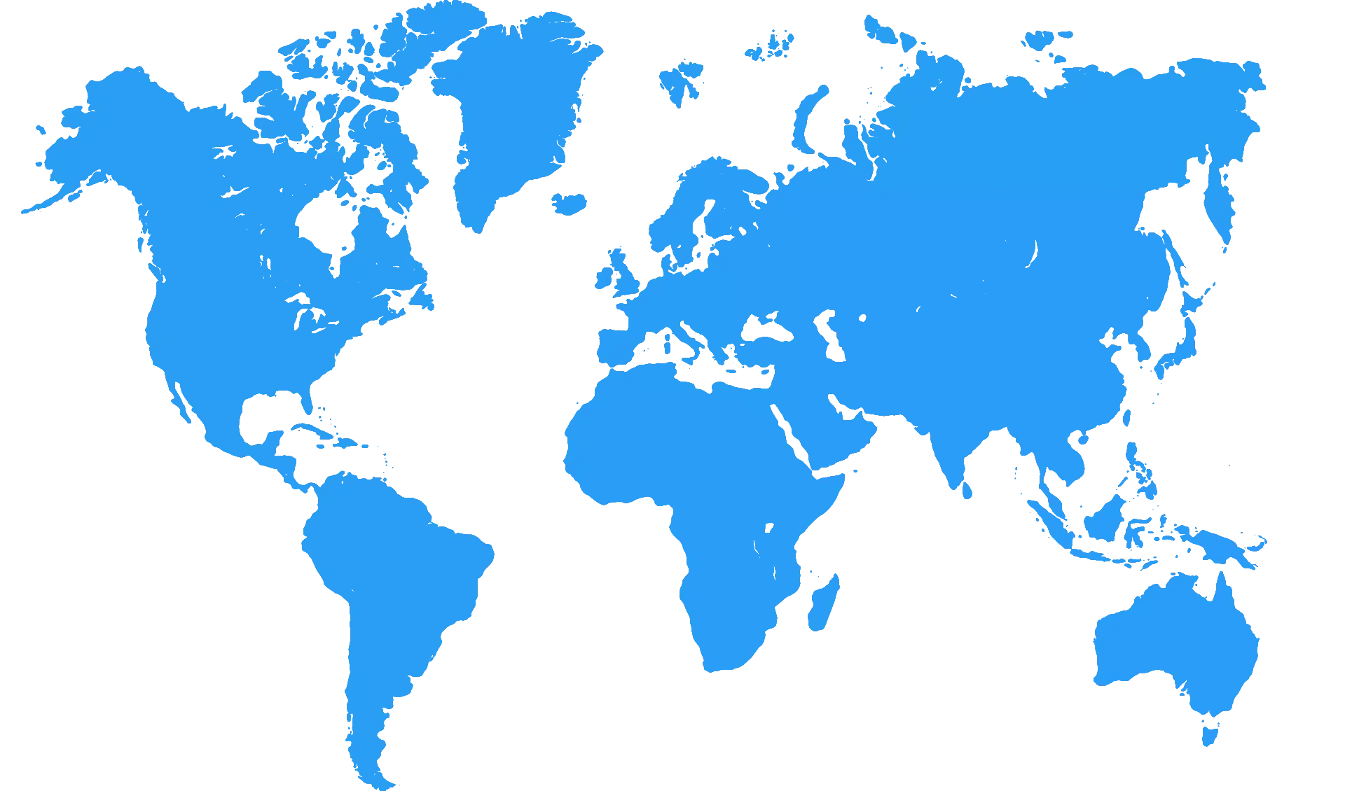 Карта мира с геолокациями ProxyElite